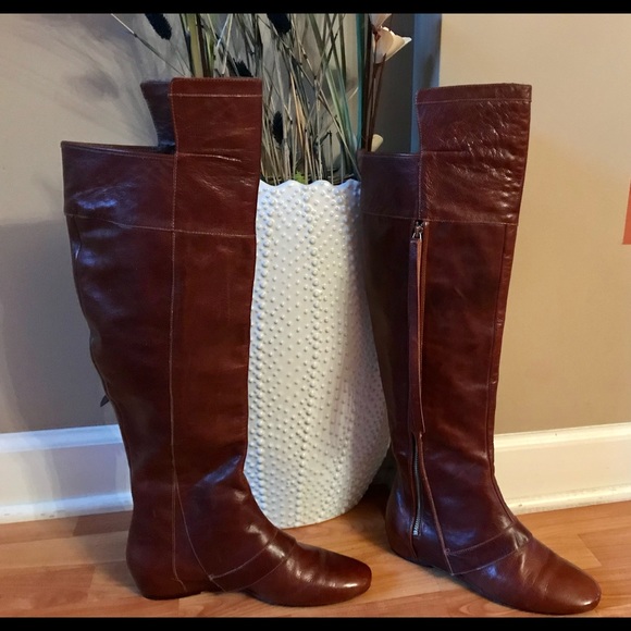 Derek Lam 20 Crosby OTK Brown Boots - Picture 3 of 5